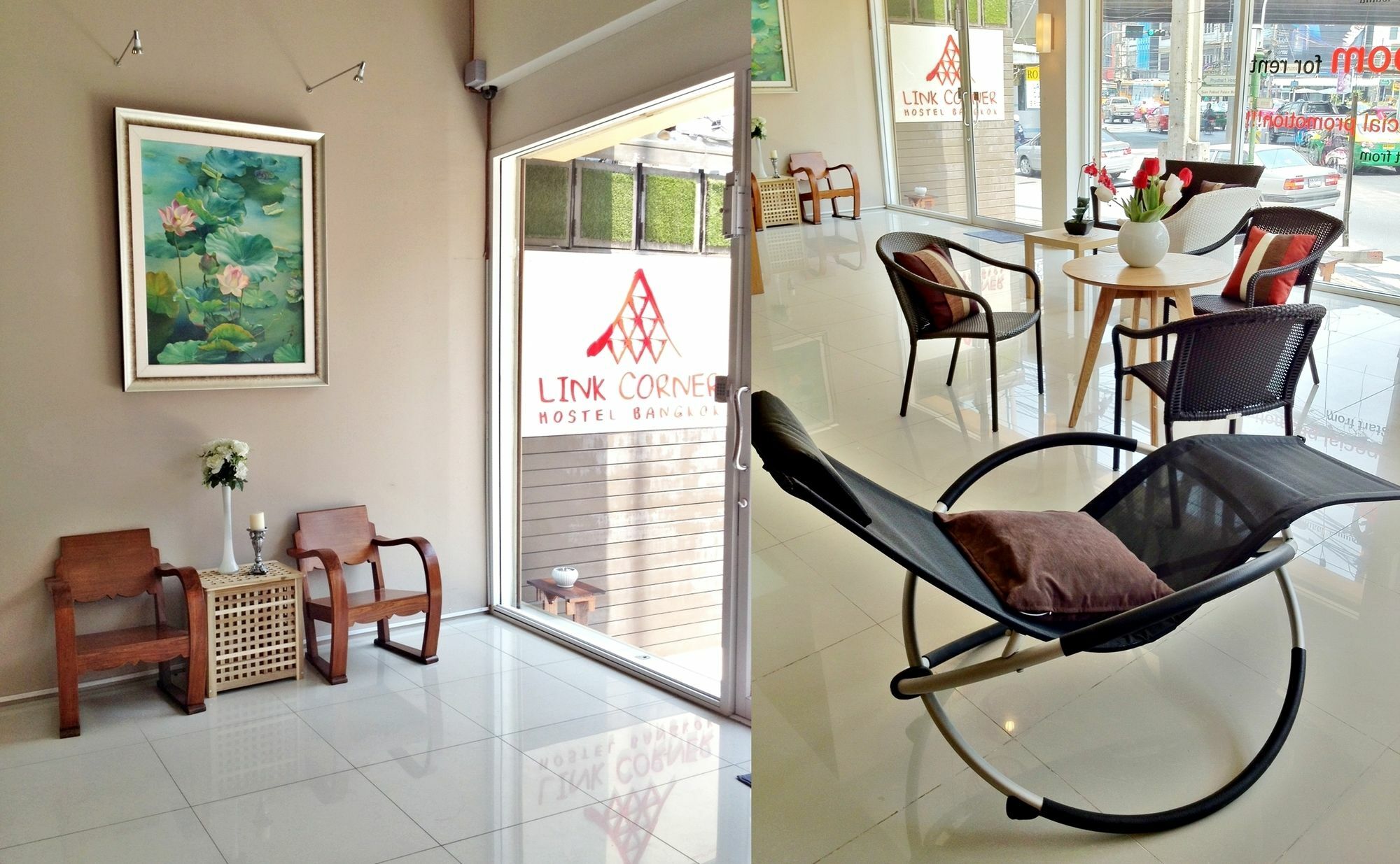 Link Corner Hostel 방콕 외부 사진